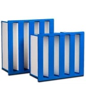 F6 F7 F8 F9 H10 V Bankluftfilter med ABS -plastramme